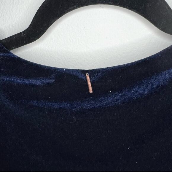 MISA Velvet Ophelie Sheath Navy Mini Dress Size S / Small - Picture 7 of 10